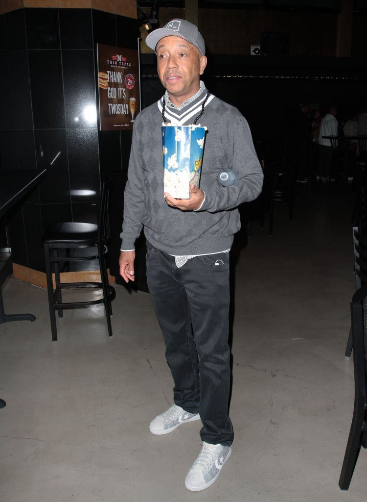 Russell Simmons wearing Converse First String Pro Leather Ox Japanese Terry
