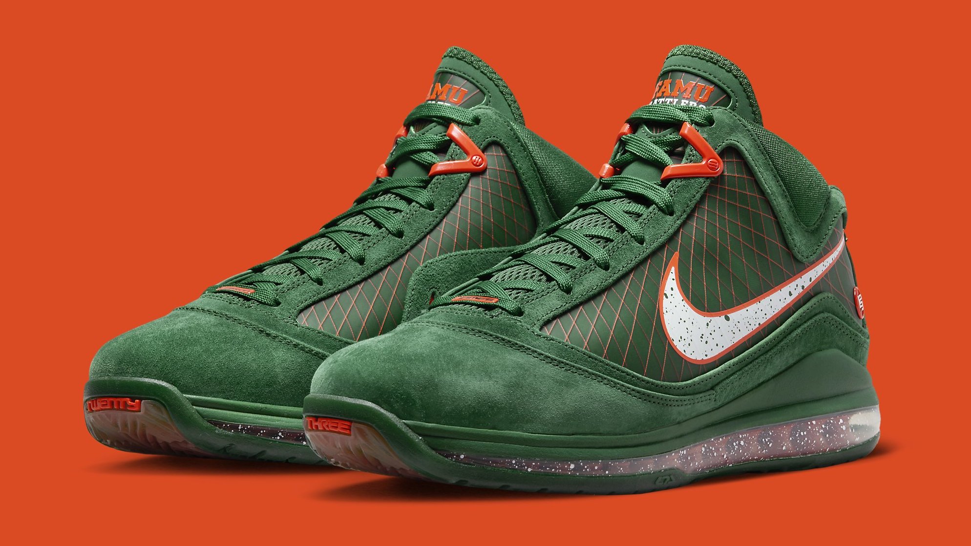 Detailed Look at the 'Florida A&M' Nike LeBron 7 in Green