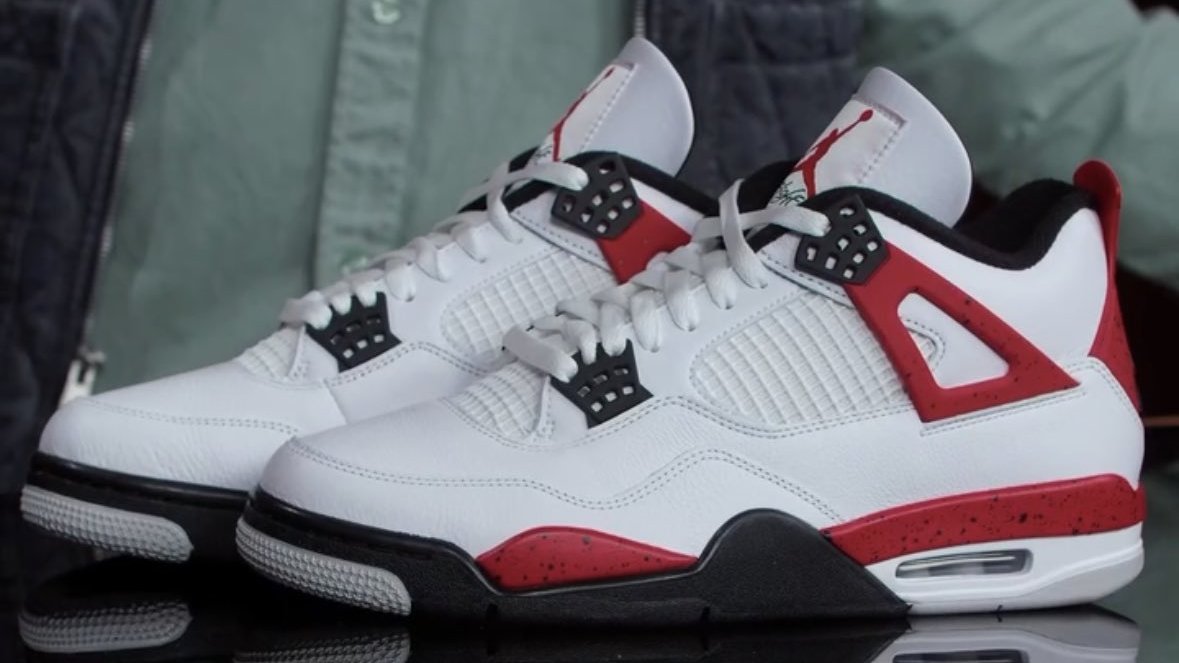 First Look at the 'Red Cement' Air Jordan 4