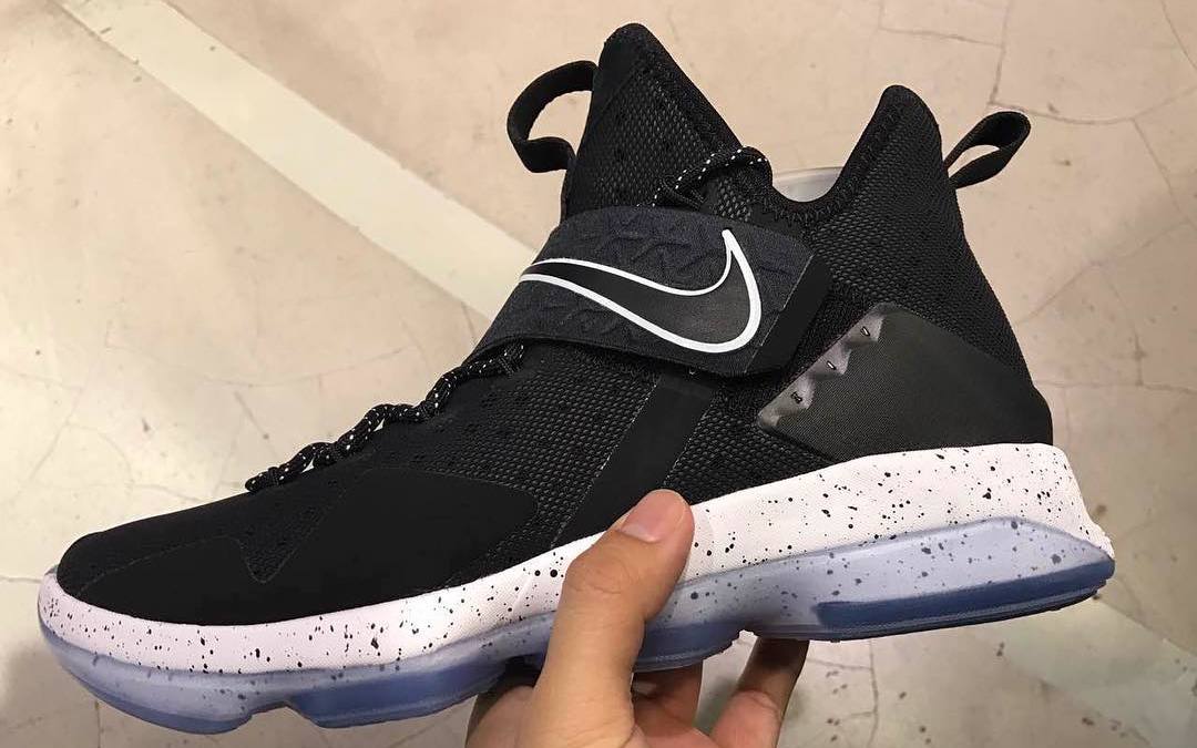 lebron 14 black and white