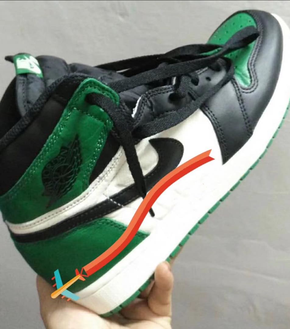 pine green jordan 1 high og