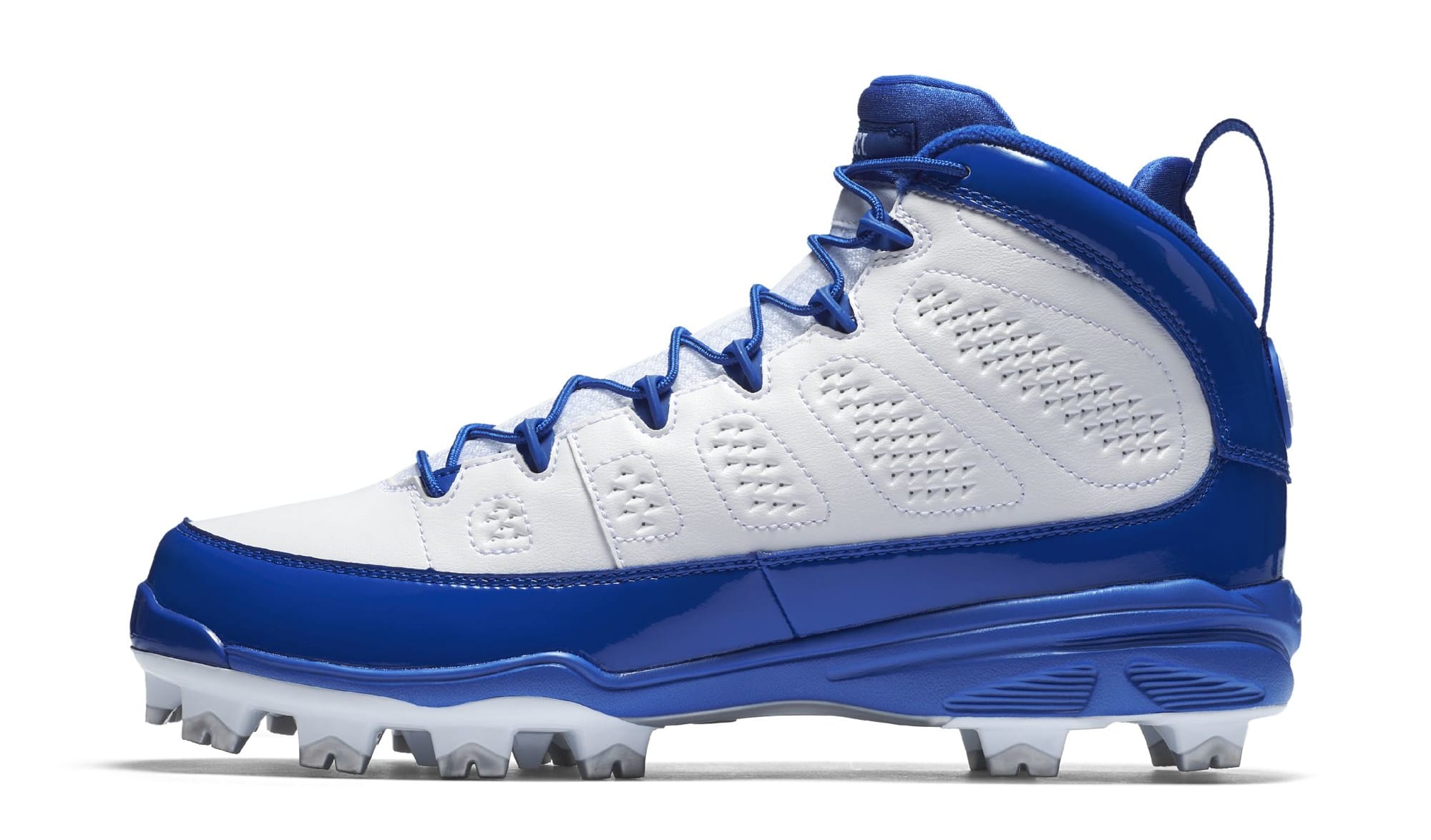 blue jordan baseball cleats