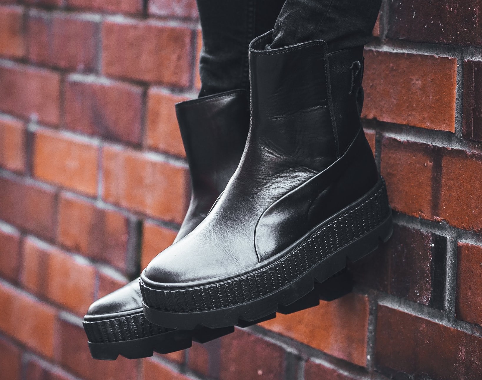 women's fenty x chelsea sneaker boots