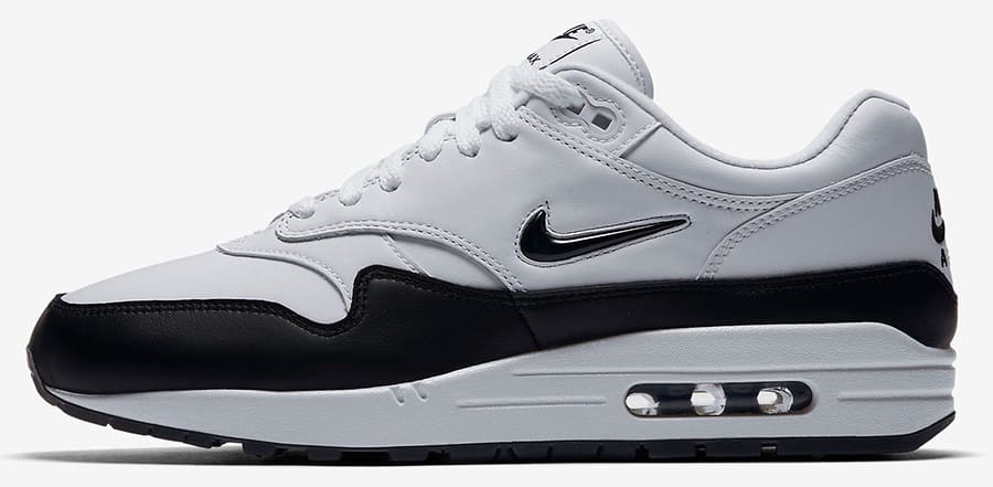 nike air max 1 jewel black white nike air max 1 jewel black white