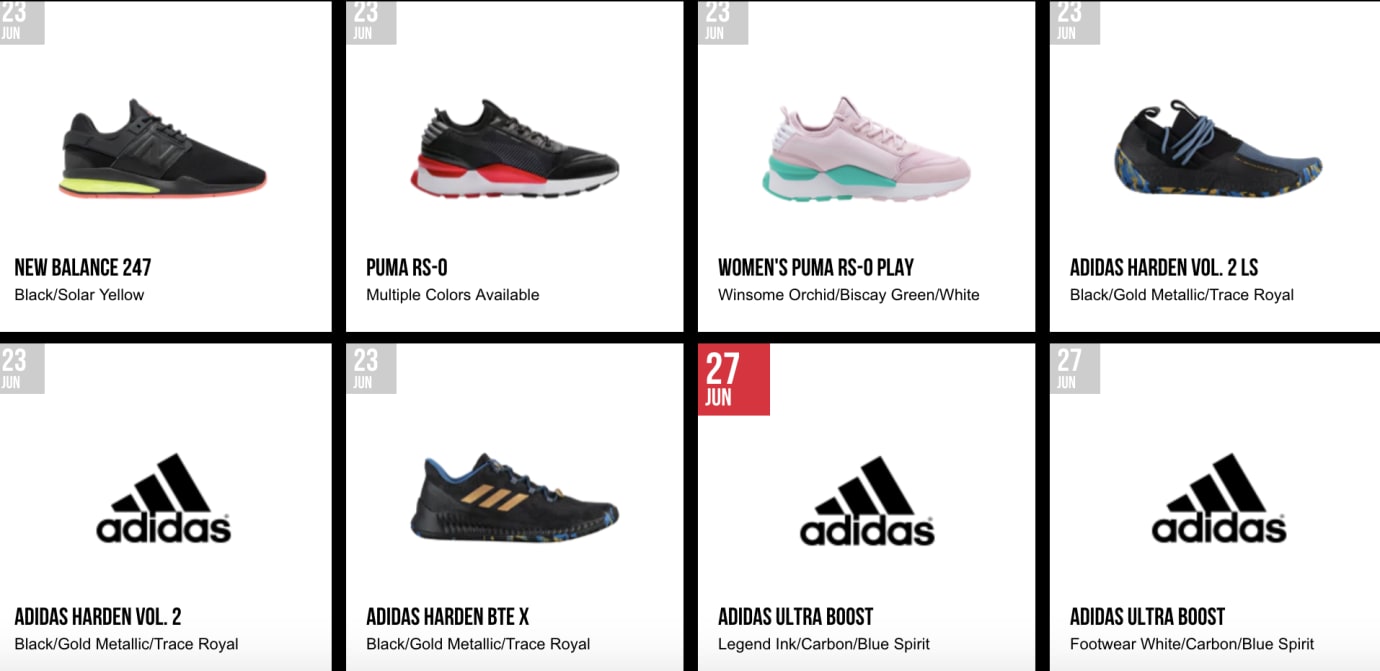 Adidas Release Calendar Printable Calendar 2023