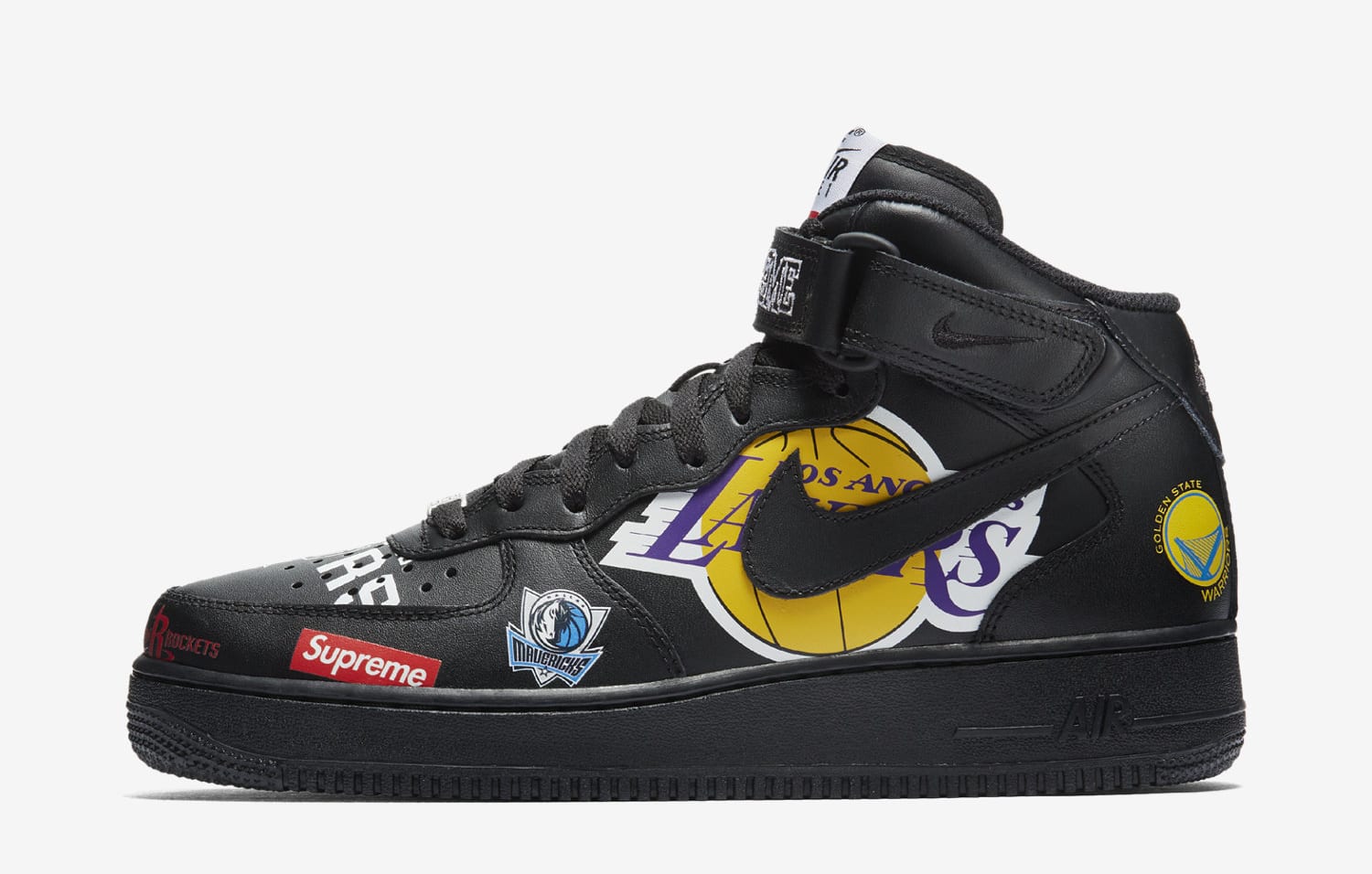 Supreme x NBA x Nike Air Force 1 Mid SNKRS Release | Sole Collector