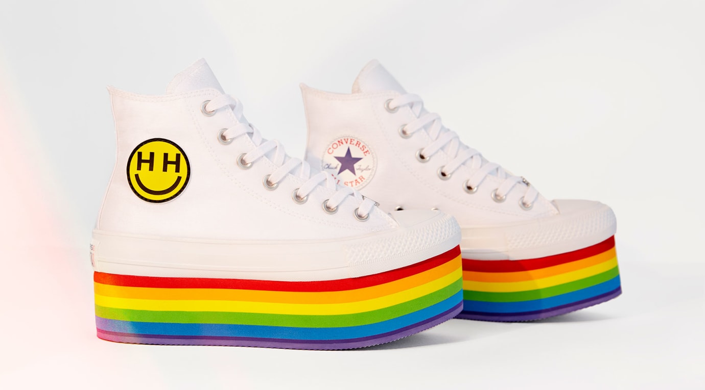 Net somewhere bouquet Miley Cyrus x Converse Chuck Taylor LGBT Pride Collection 2018 | Sole  Collector