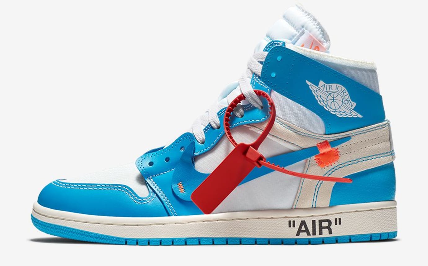 Off-White x Air Jordan 1 UNC Powder 