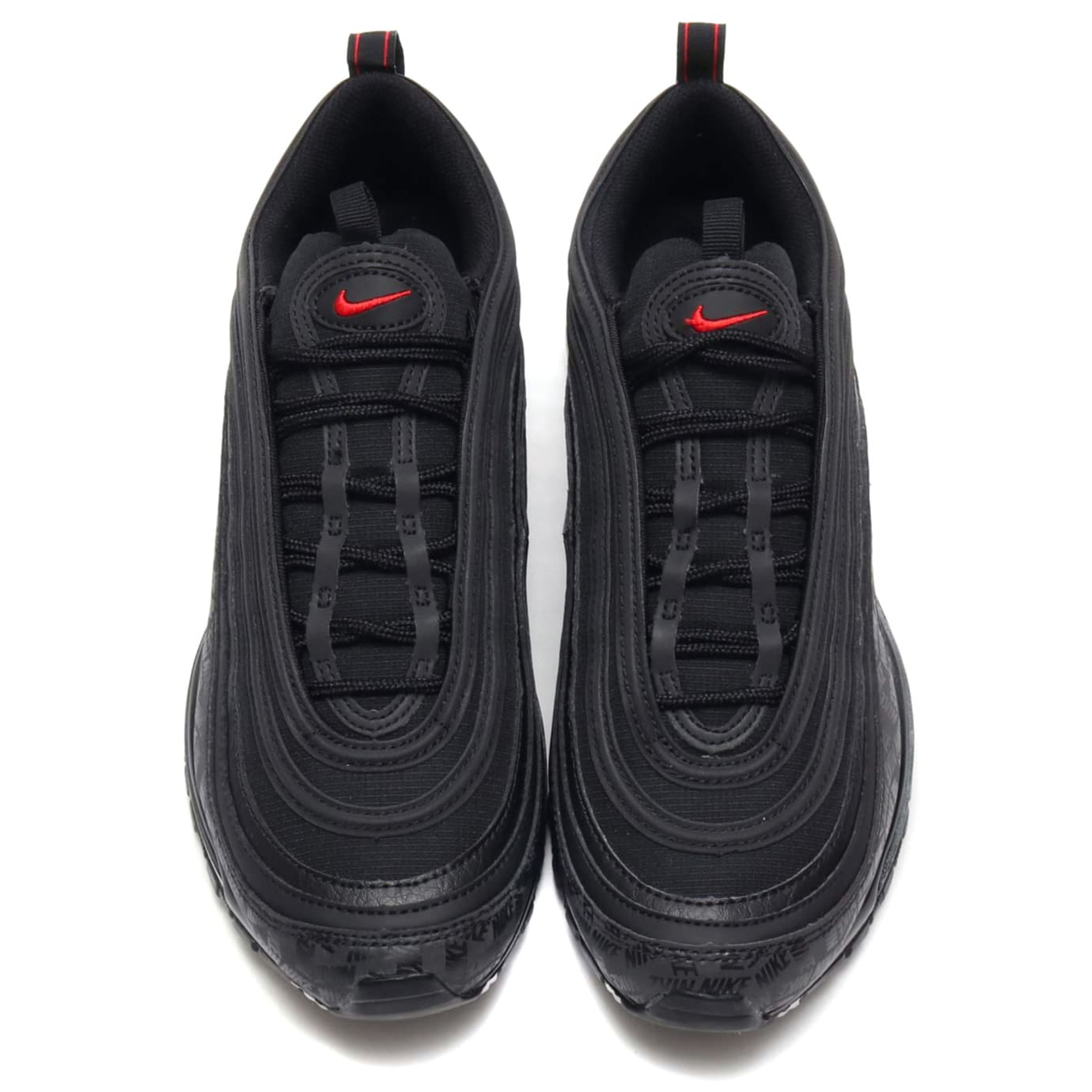 air maxes 97 red and black
