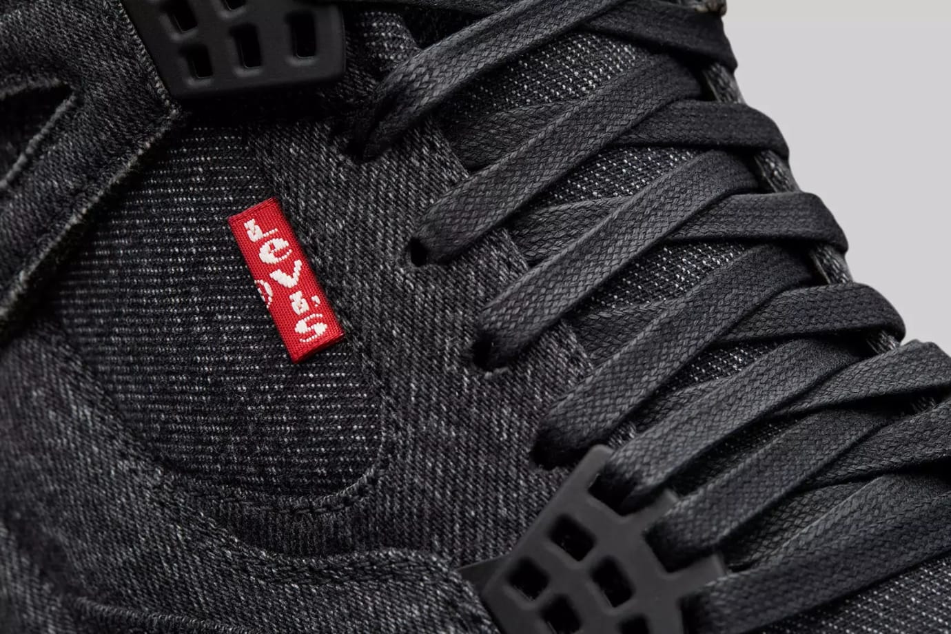 jordan 4 x levis black