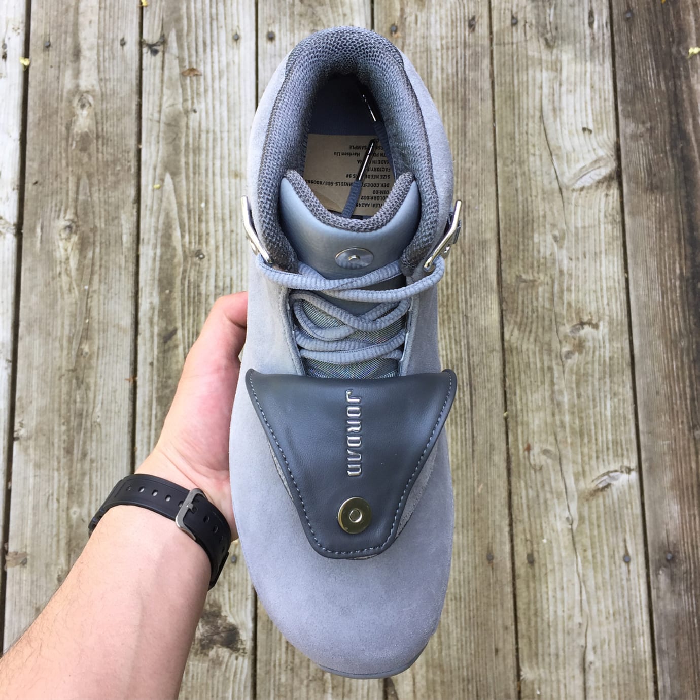 grey jordan 18