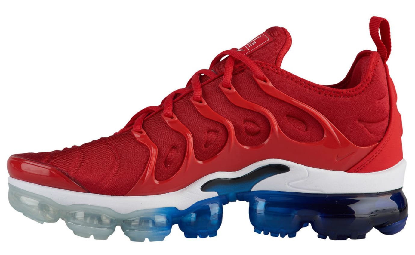 nike vapormax plus red and blue