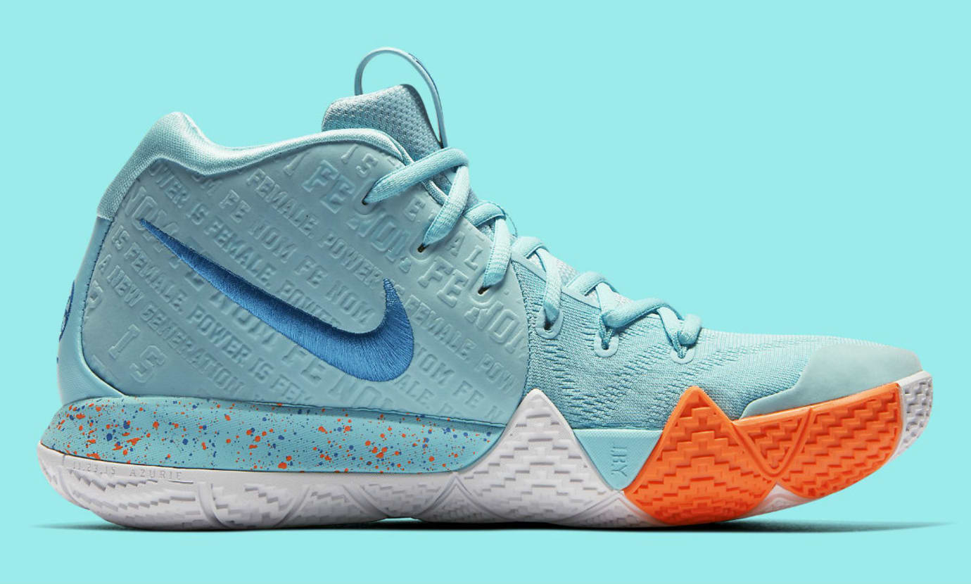 kyrie 4 blue and green