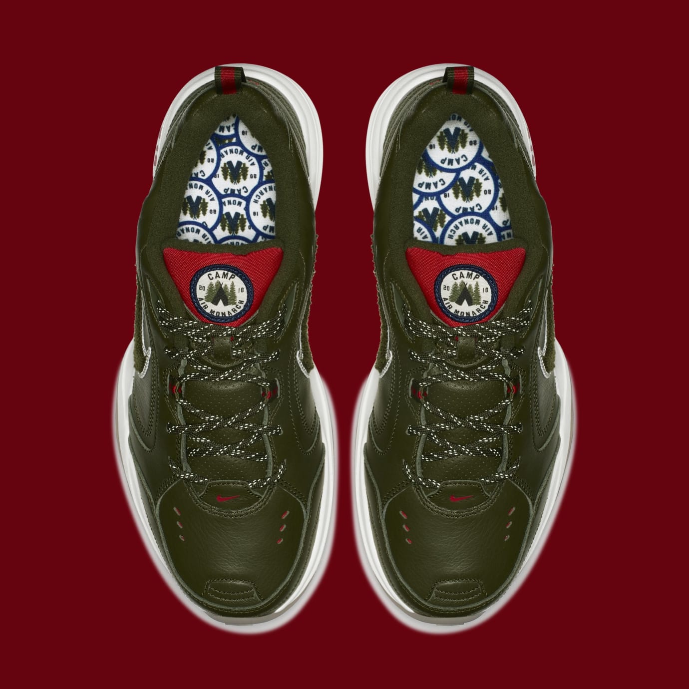 nike air monarch campout