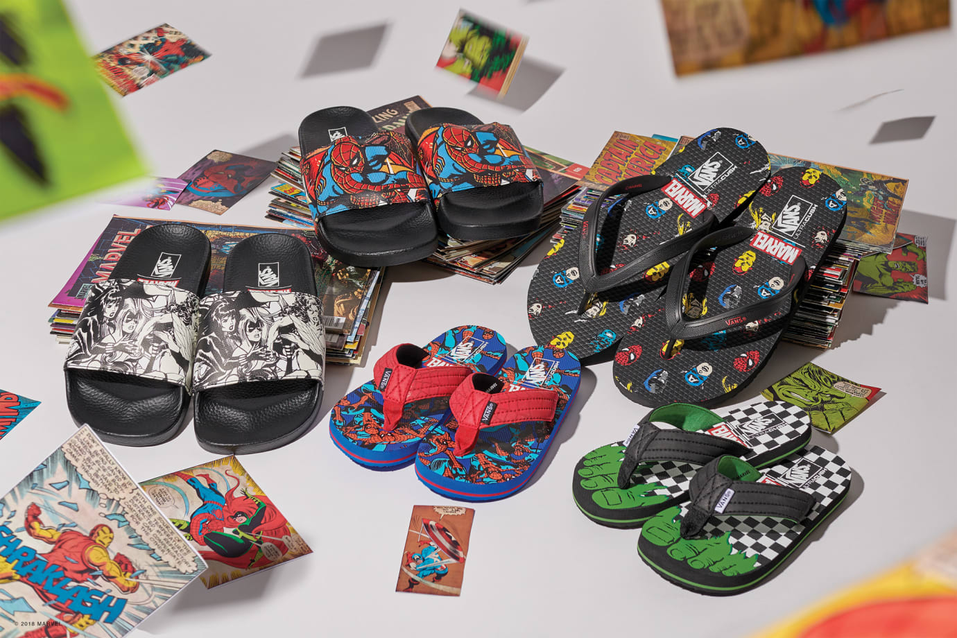 sandal vans marvel