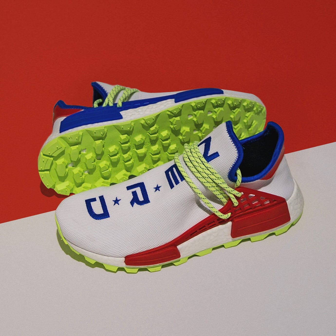 adidas Pharrell Williams HU Race NMD Red Ten Feet