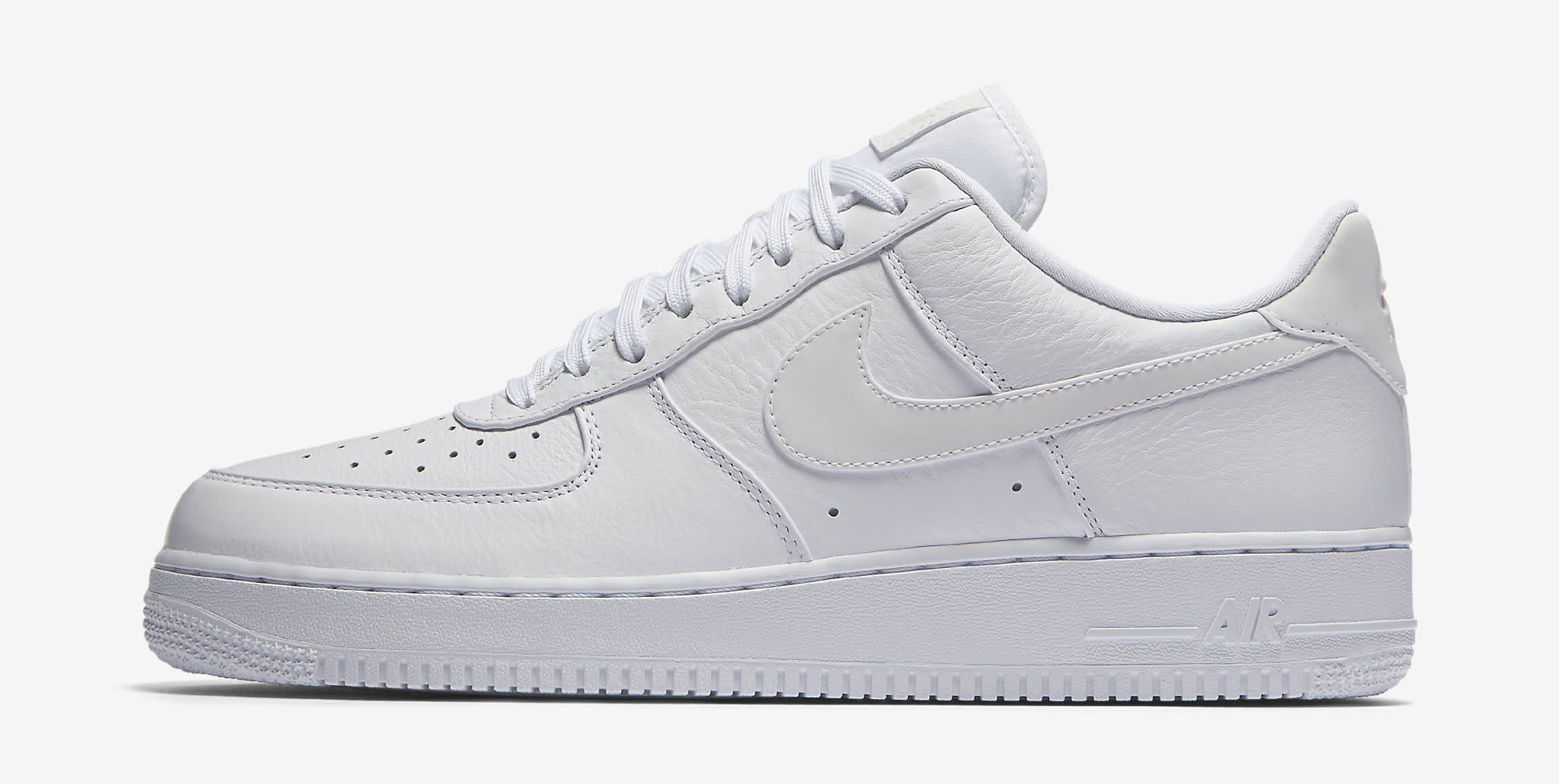 Nike Air Force 1 White Reflective 905345-100 Profile