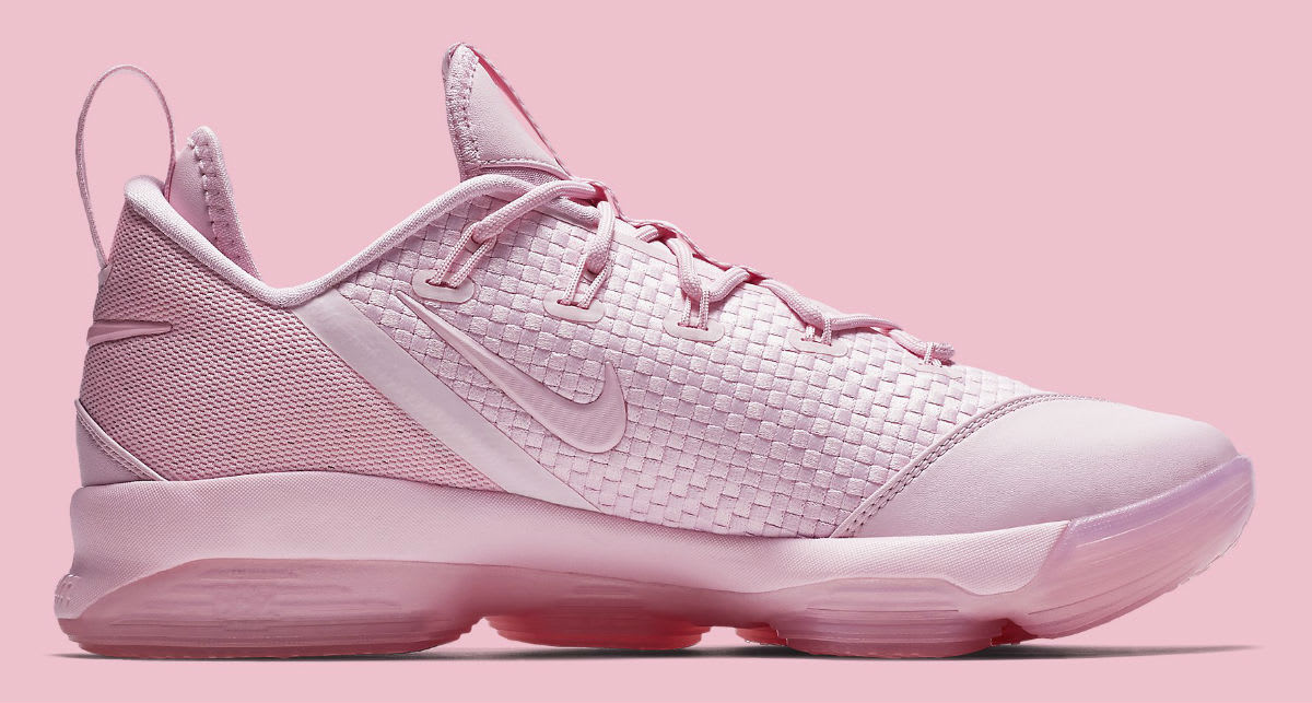 pink and turquoise lebrons