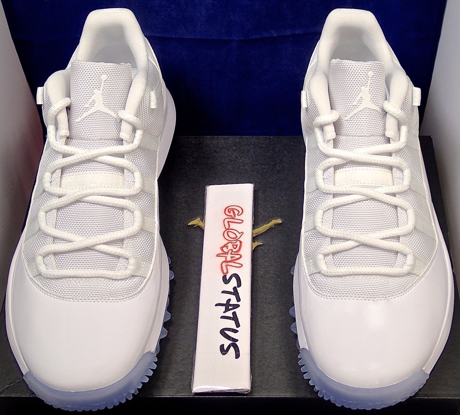 jordan 11 cleats all white