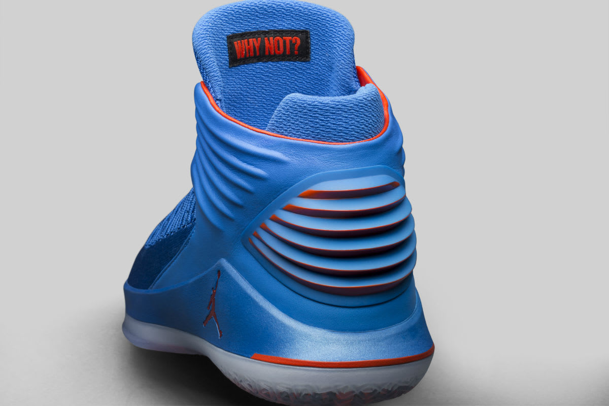 Air Jordan 32 Russell Westbrook Why Not? PE Release Date Tongue Back AA1253-400