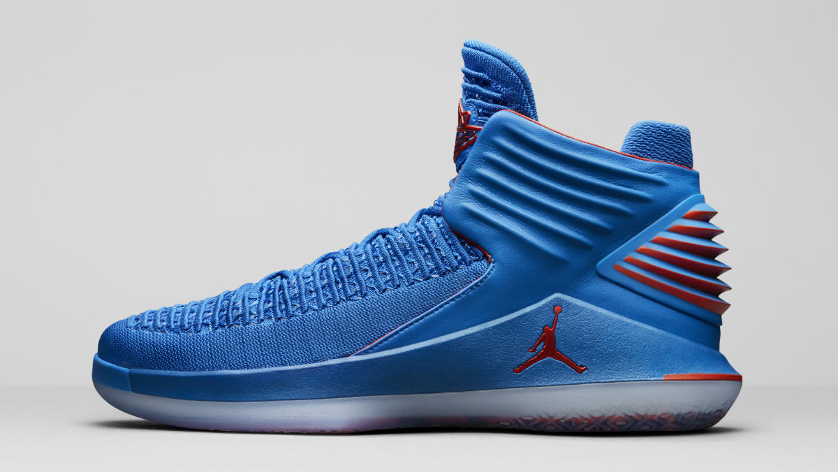 Air Jordan 32 Russell Westbrook Why Not? PE Release Date Left Profile AA1253-400