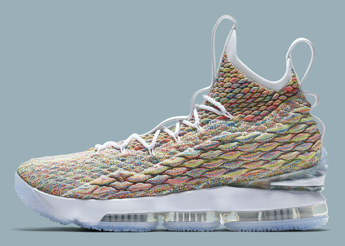 lebron 16 fruity pebbles white