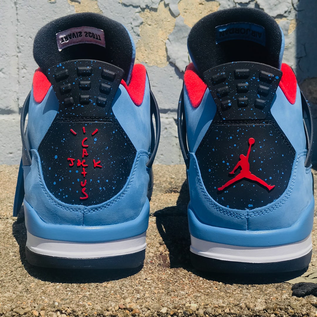 Travis Scott X Air Jordan 4 Houston Oilers 308497 406 Release Date