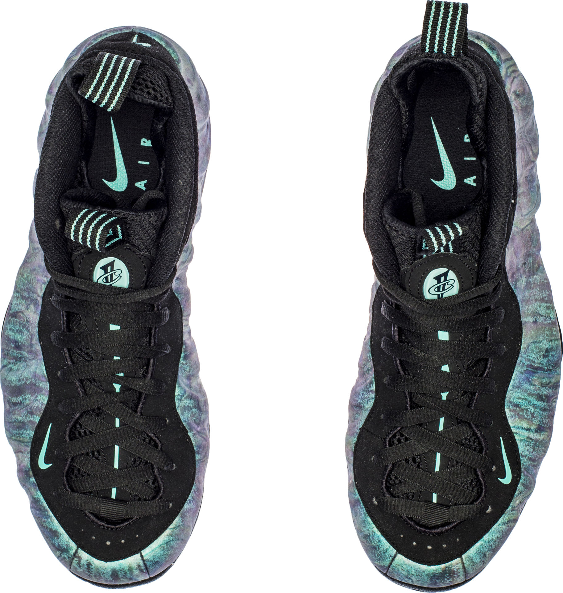 nike air foamposite one abalone