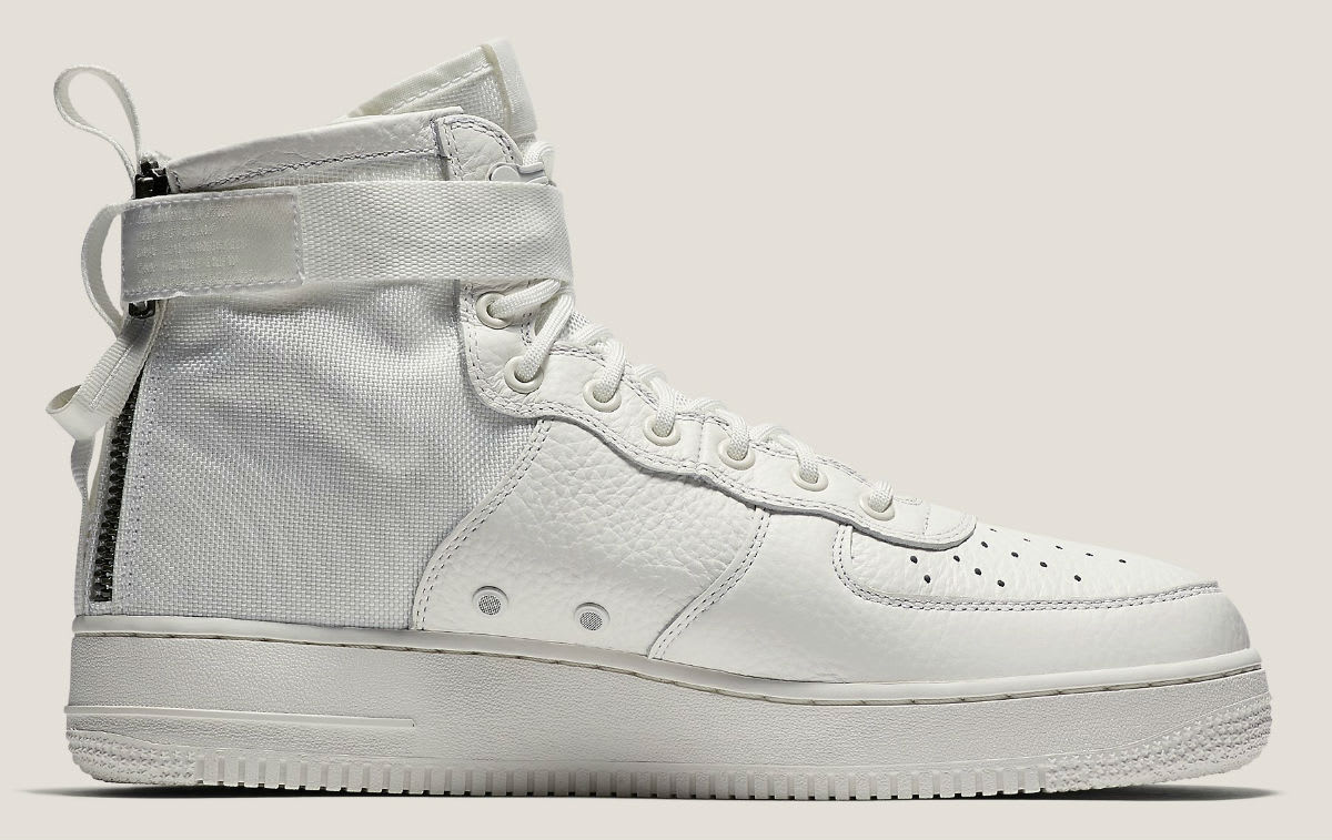 Nike Special Field Air Force 1 Mid Ivory Release Date Medial AA6655-100
