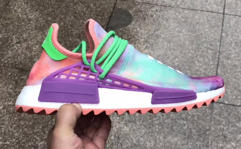 Pharrell Adidas NMD Hu Trail Holi Chalk Coral AC7034 2