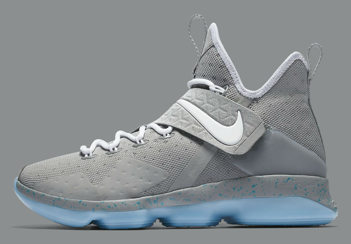 Marty McFly s Nike Mag Meets the LeBron 14 The Fat Cat Collective