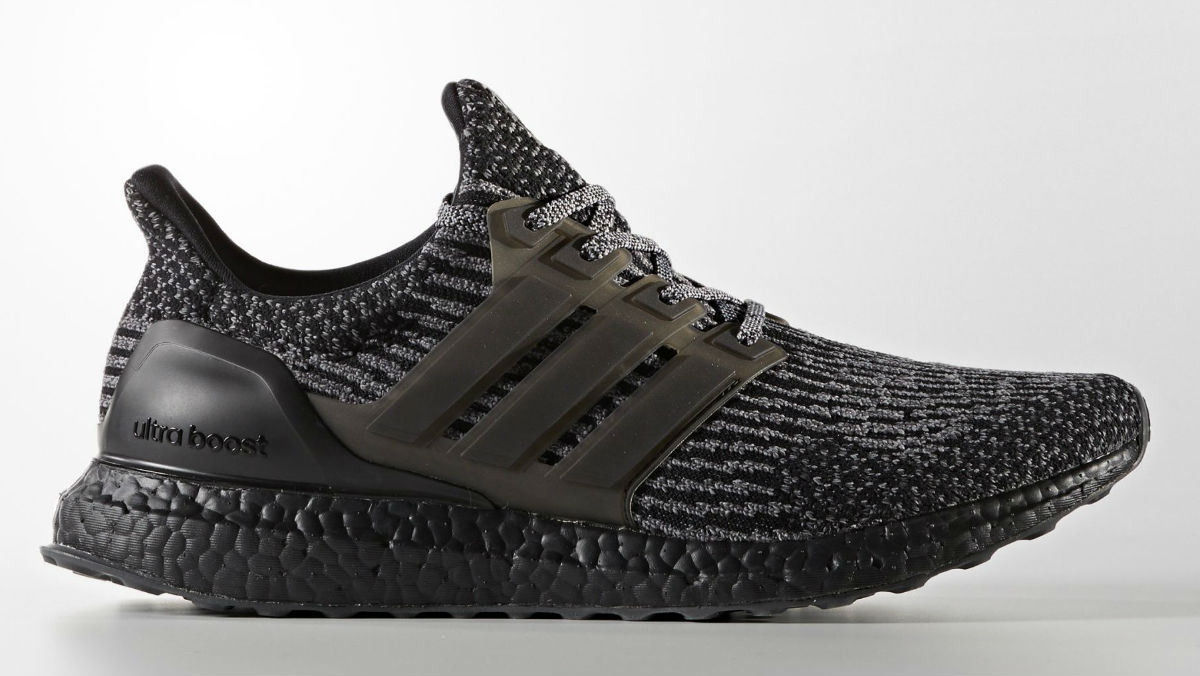 Adidas Ultra Boost 3.0 LTD Leather Cage/Core Black/White