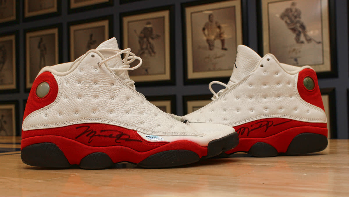 game worn jordan shoes