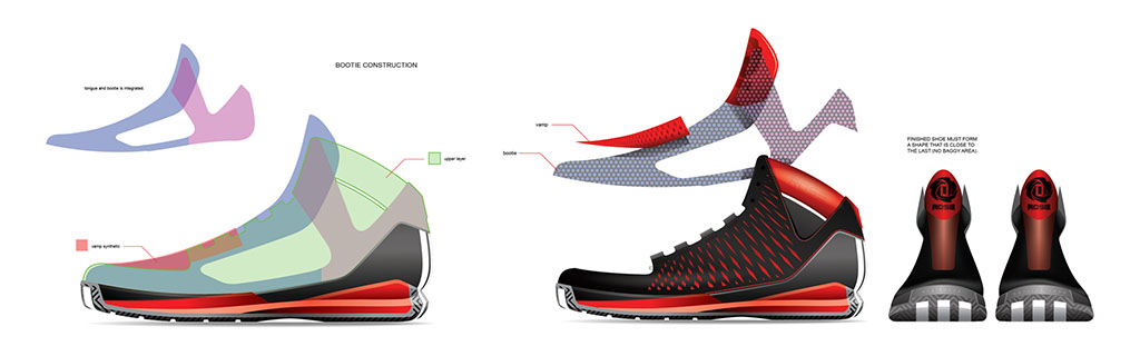 Sketch Work // adidas D Rose 3 (2)