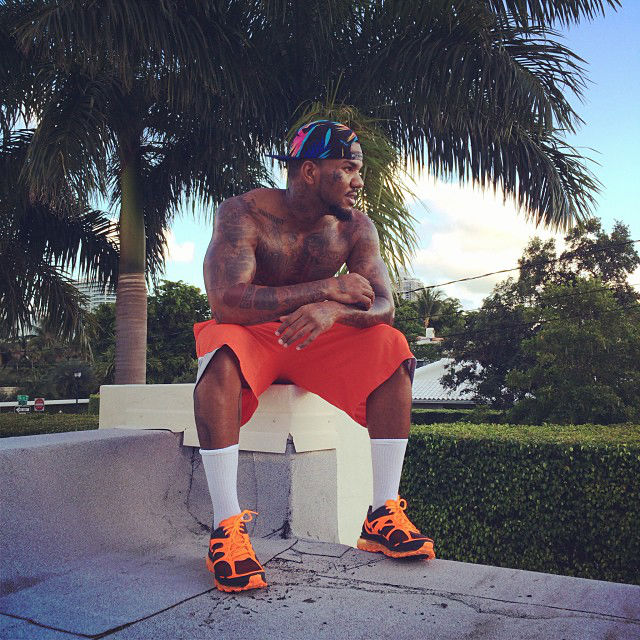 The Game wearing Nike Air Max 2012