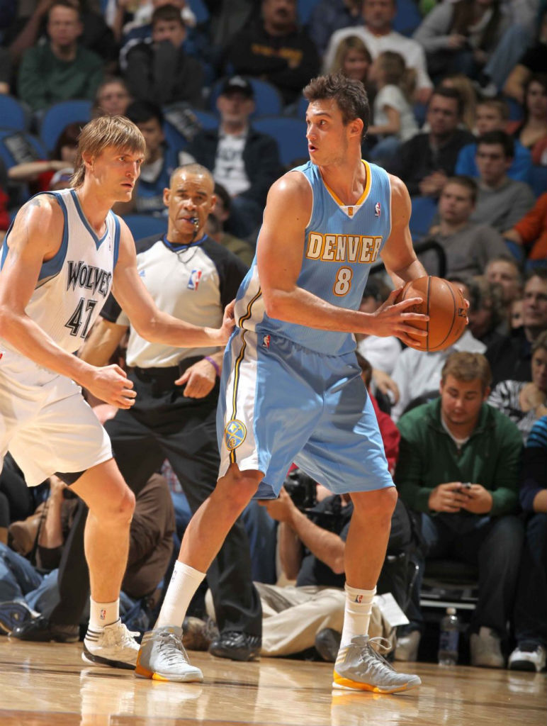 Danilo Gallinari & Andrei Kirilenko wearing adidas adizero Crazy Light 2