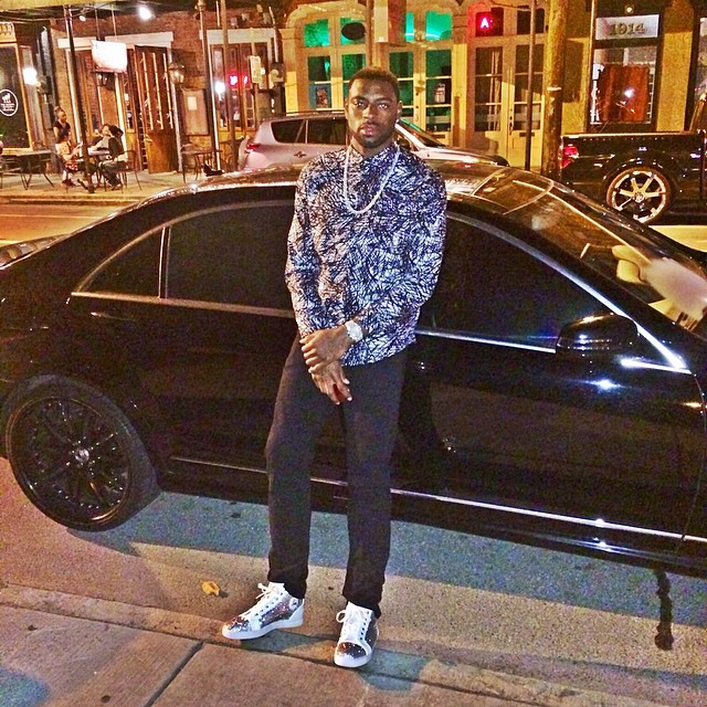 Tyreke Evans wearing Christian Louboutin Flat