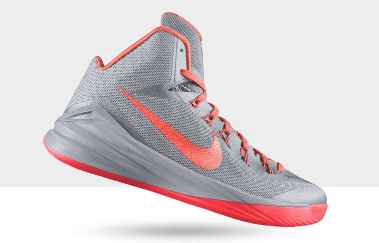 Nike Hyperdunk 2014 iD Grey/Mango