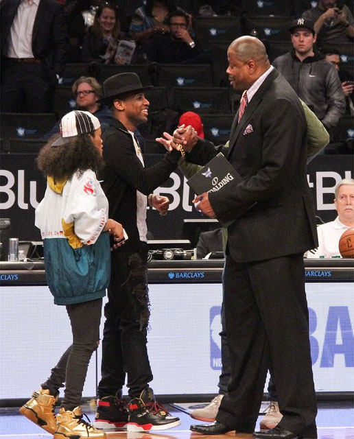 Fabolous wearing Packer Shoes x Ewing 33 Hi