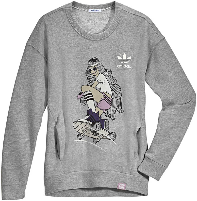 adidas Originals ST GRaphic Sweater Grey O58349