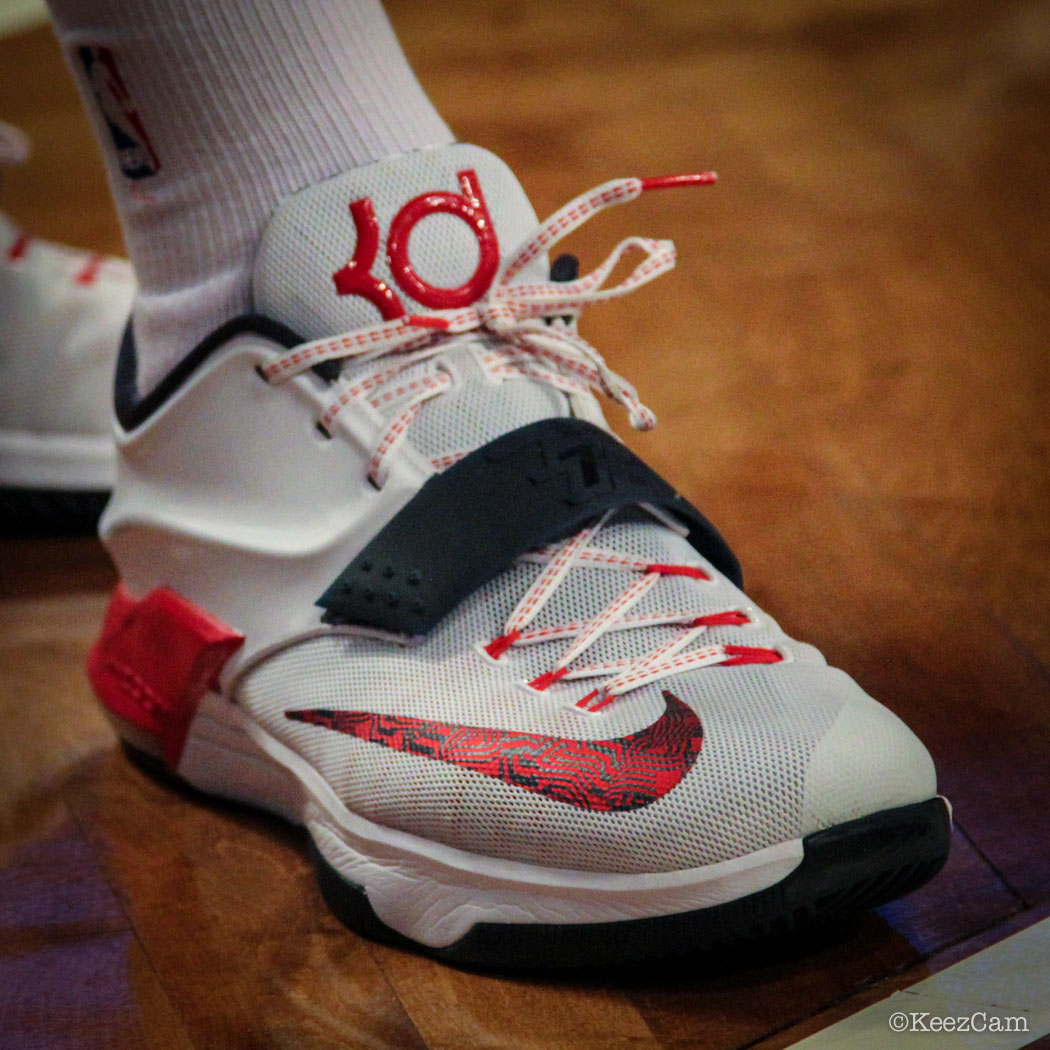 Mirza Teletovic wearing Nike KD VII 7 USA