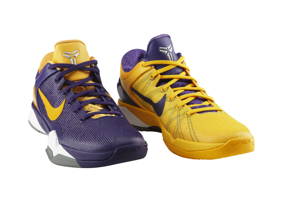 purple and gold kobes