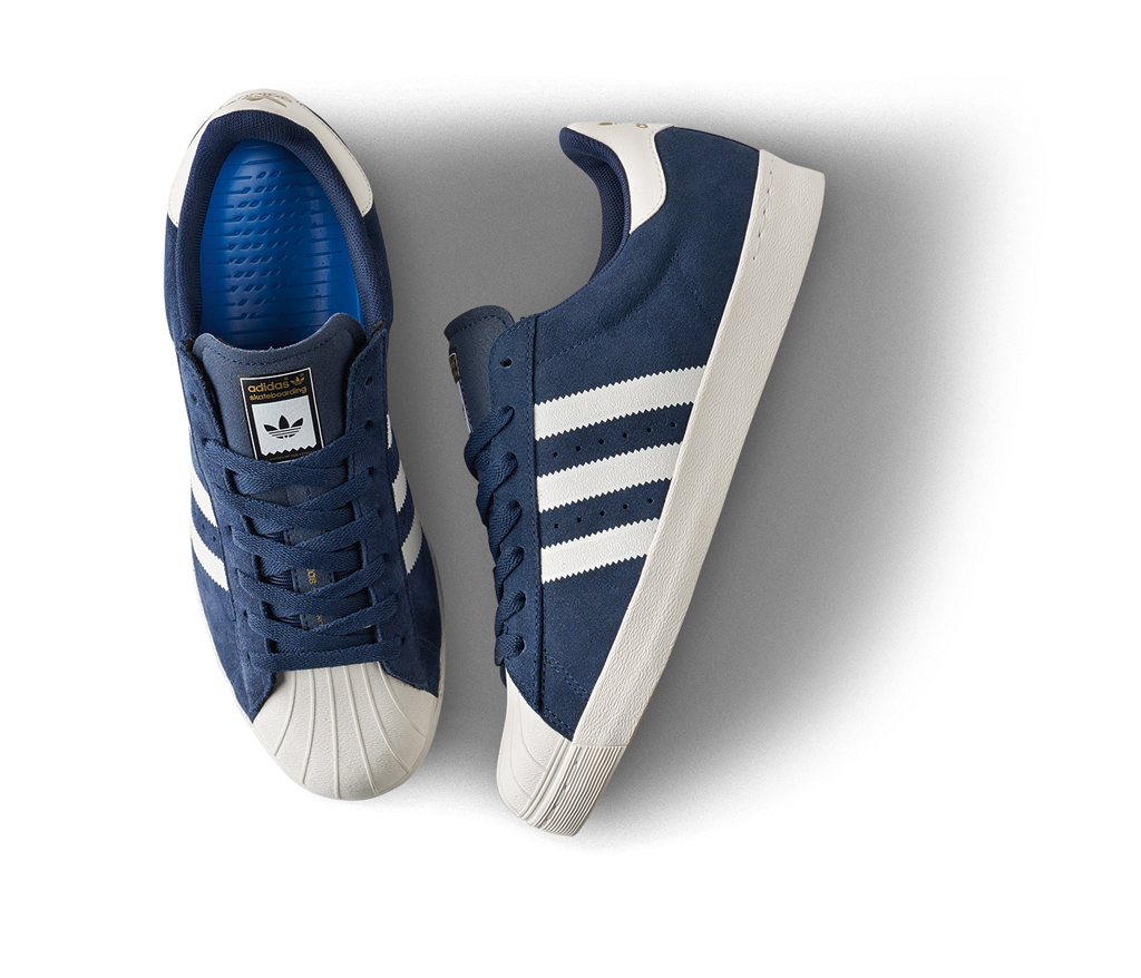 Adidas Superstar Vulc ADV Shoes Collegiate Navy / White / Gum 