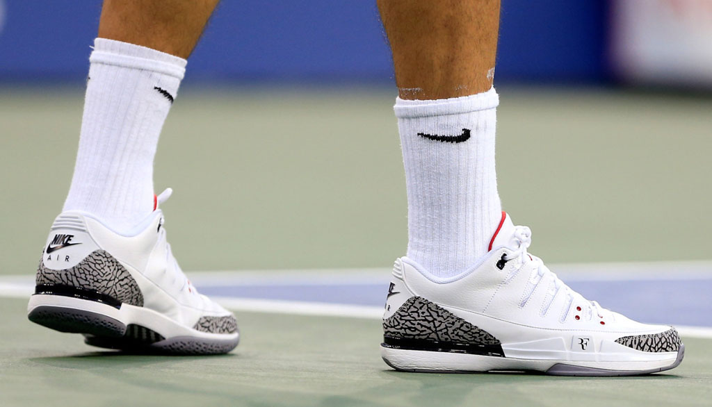 roger federer jordans