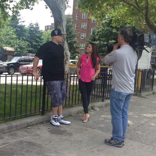 Fat Joe wearing Air Jordan II 2 Concord