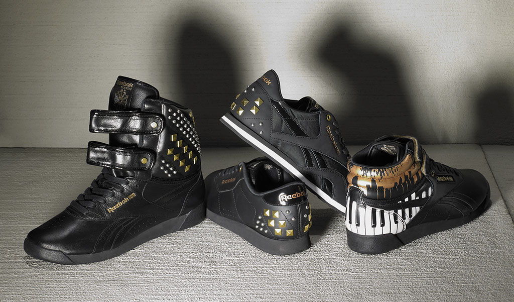 Alicia Keys x Reebok Classics Studs Group