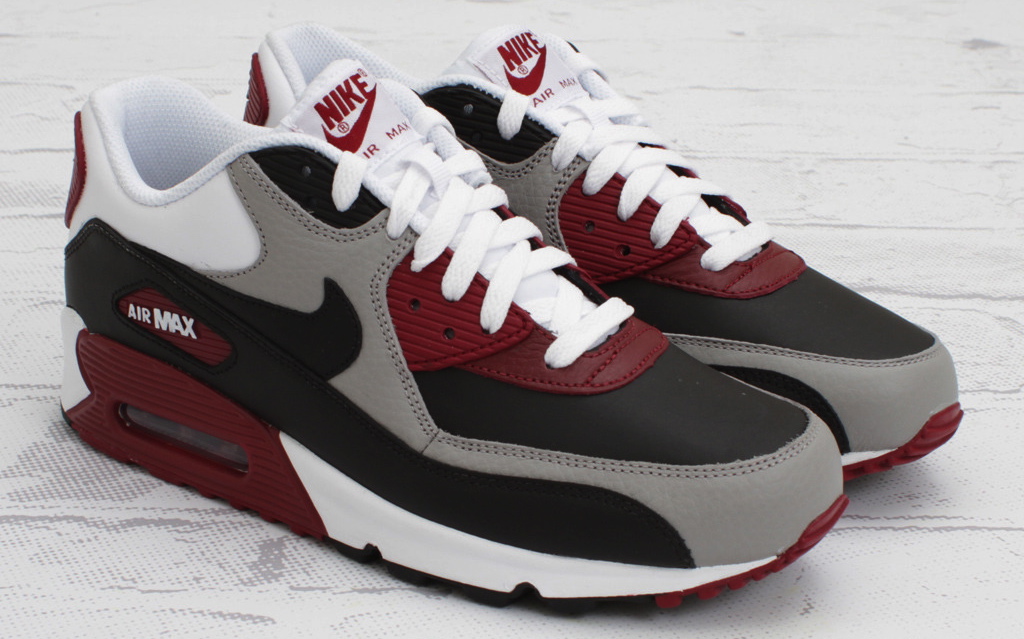 Nike Air Max 90 - Neutral Grey / Team Red | Sole Collector