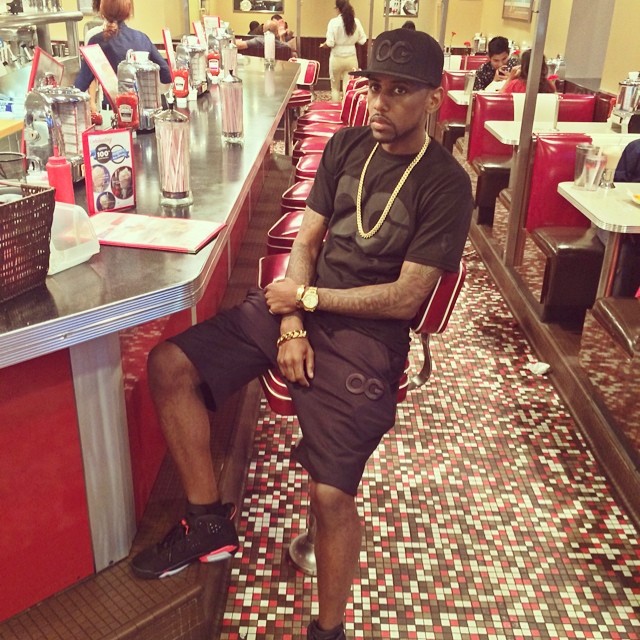 Fabolous wearing Air Jordan VI 6 Infrared