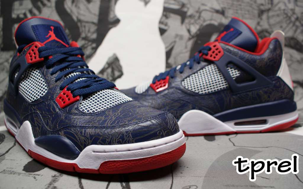 jordan 4 blue laser