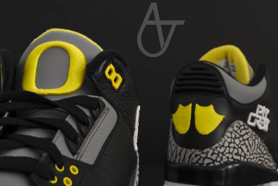 Air Jordan Retro 3 - Oregon Ducks Pit Crew Away (9)